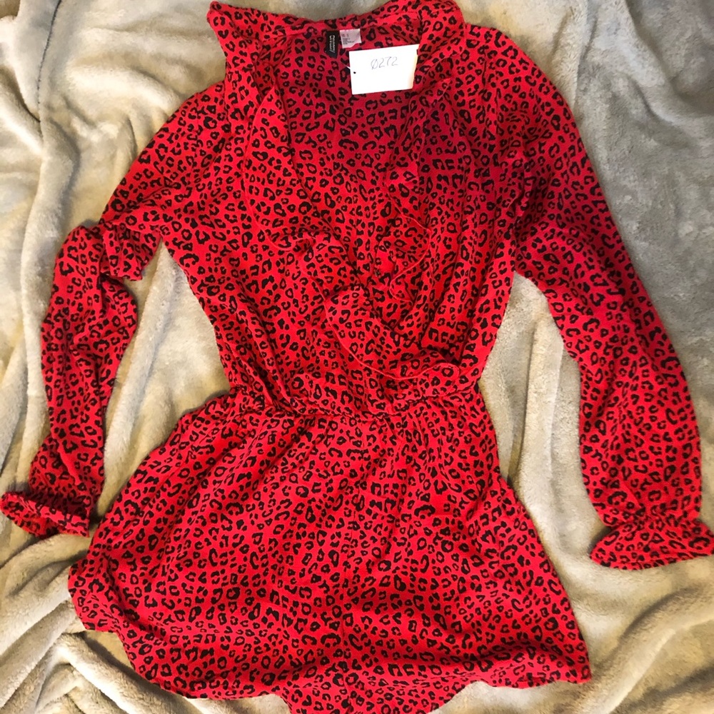 Leopard Shorts Jumpsuit